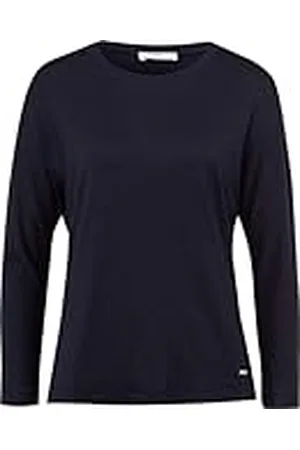 Brax Dames Style Charlene Viscose Mix-Cleanes shirt met lange mouwen in herfstkleuren tuniekshirt, , 42