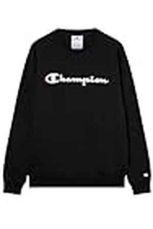 Champion Heren Legacy Man - sweatshirt met groot logo, zwart, S, , S