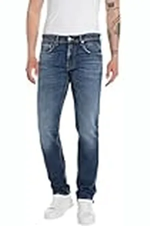Replay Grover Original Collection Slim Straight Leg Jeans voor heren, , 27W x 30L