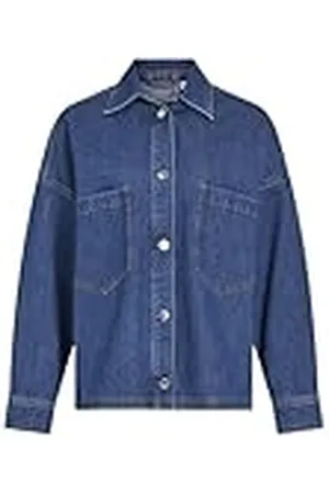 VILA Vicreek L/S Denim Shirt, , 38