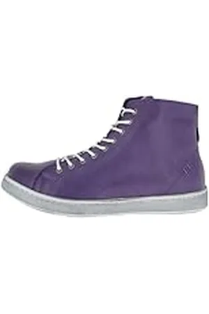 Andrea Conti Dames High Top Sneaker, paars, 42 EU, , 42 EU