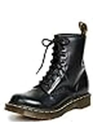 Dr. Martens Damesschoenen, Zwart Zwart Vettig, 38 EU