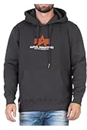 Alpha Industries Basic Hoody Rubber Hooded Sweat voor heren