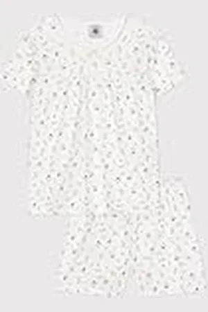 Petit Bateau Meisjes pyjacourt, , 4 Jaar