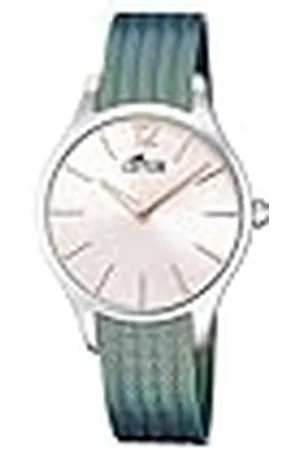 Lotus Dames analoog kwartshorloge met roestvrij stalen armband 18749/1