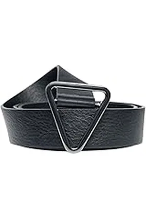 Urban classics Unisex Gürtel Synthetic Leather Triangle Buckle Belt black S/M