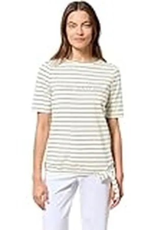 CECIL Gestreept shirt met tekst, , XS