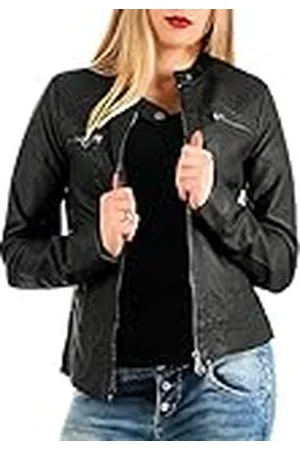 ONLY ONLBANDIT kunstleren jas voor dames, , 36