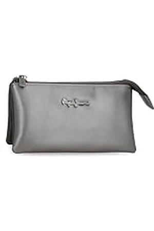 Pepe Jeans Ruby Toilettas met drie vakken, , 17,5 x 9,5 x 2 cm, polyester en PU van Joumma Bags, , Eén maat, Toilettas met drie vakken