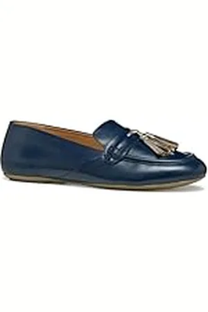 Geox Dames D Palmaria B Moccasin, Navy/Lt Gold, 38 EU, , 38 EU