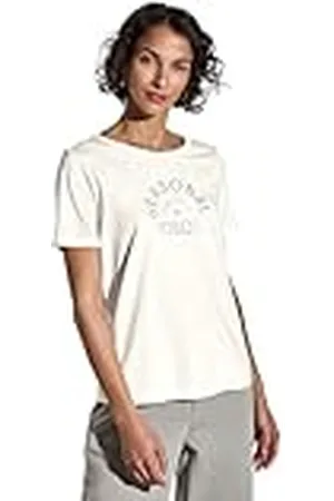 Street one T-shirt met tekst, , 38