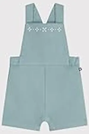 Petit Bateau Korte overalls voor meisjes, , 3 Jaar