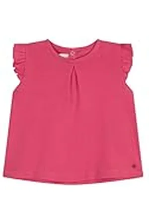 Petit Bateau Blouse met korte mouwen voor meisjes, , 12 Maanden