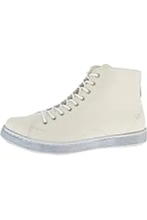 Andrea Conti High Top Sneakers voor dames, crèmewit, 41 EU, , 41 EU
