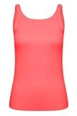 Kaffe Dames Tank Top Scoop Neck Skinny Fit Mouwloze Rib Jersey Dames, , XL