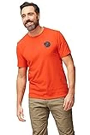 Fjällräven Fjallraven 12600216-214 Walk with Nature T-Shirt M T-Shirt Heren Flame Oranje Maat M, , M