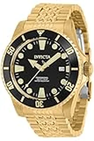 Invicta Pro Diver 39758 Heren Horloge - Waterdicht - Analoog - Automatisch Uurwerk - Roestvrij Staal met zwarte Wijzerplaat - 44mm