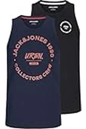 JACK & JONES Jjsimon Tanktop Sl 2Pk Mp Pls, , 4XL