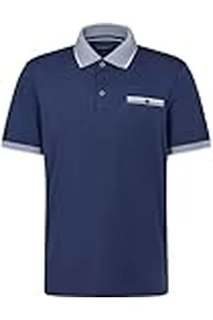 Bugatti Poloshirt voor heren, borstzak, korte mouwen, moderne pasvorm, , M