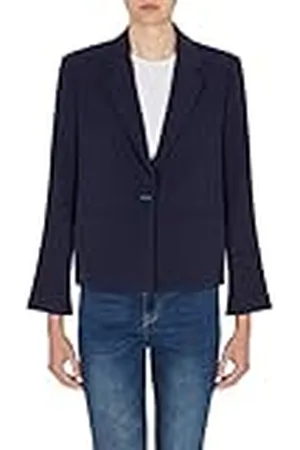 Armani Exchange Dames Contrast Buttongaten, Short Single Breasted Blazer, , 44 NL