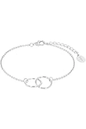 QS by s.Oliver Armband 925 sterling zilveren dames armsieraden, 16+3 cm, , Wordt geleverd in geschenkverpakking, 2017138