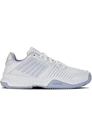 K-Swiss Performance Dames Court Express HB tennisschoen, White/Heather/Peach Fuzz, 41 EU, , 41 EU