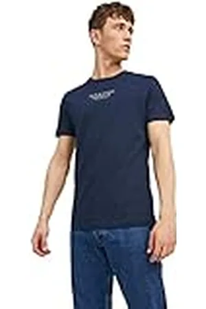 JACK & JONES Heren T-shirt Logo Ronde Hals T-Shirt, , XXL