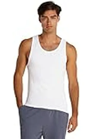 Calvin Klein Tank 3pk Lv00nb4184 T-shirt met brede bandjes, wit (wit, wit), XXXL voor heren, , 3XL Oma