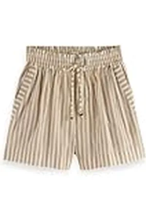 Scotch&Soda High Rise Lurex Stripe Printed Shorts, , S