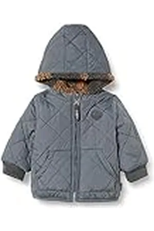Noppies Baby Baby Jongens Boys Jacket TICE Reversible Jacket, Dust Grey-N085, 86, , 86 cm