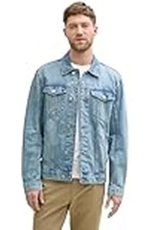 TOM TAILOR Heren 1044967 jeansjack, 10140 -Super Stone Blue Denim, XS, , XS