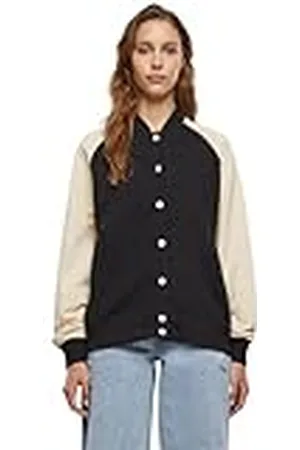 Urban classics Dames Jas Ladies Light Terry Raglan College Jacket XXL, , XXL