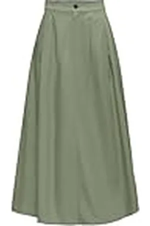 ONLY Dames Onlzora Hw Long Pleat Skirt PNT, , XL