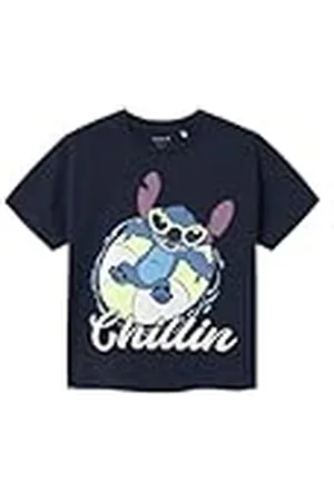 NAME IT Nmmmalix Stitch Nreg Ss Top Wdi voor jongens, , 104