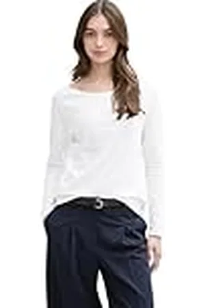 TOM TAILOR T-shirt met lange mouwen voor dames, , S