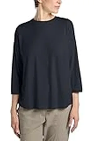 Jack Wolfskin Dames Travel 3 4 T W T-shirt, donker marineblauw heather, XS, , XS