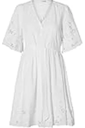 SELECTED Slfdahlia Ss Short Broderi Dress Noos, , 38