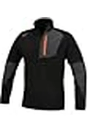 Beta Studios 7654N XL heren microfleece sweatshirt met korte ritssluiting en elastische manchetten, stretch microfleece van polyester en spandex met borstzak en verticale ritssluiting - , , XL