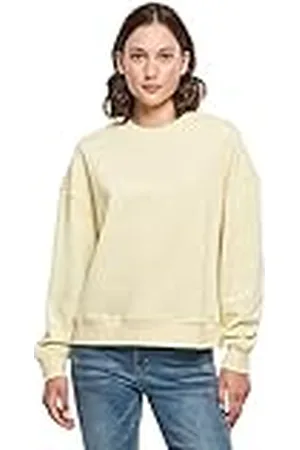 Build Your Brand Oversized sweatshirt met ronde hals voor dames, , XXL