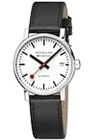 Mondaine MSE.35610.LBV Analoog automatisch horloge met leren armband voor dames, , Riemen.