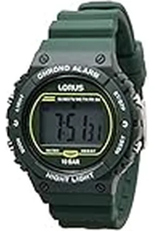 Lorus Digitaal kwartshorloge voor heren, met siliconen armband R2309PX9, , Riemen.