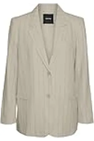 VERO MODA Vmmindy Ls Loose Linen Blazer Mix Noos, , 34