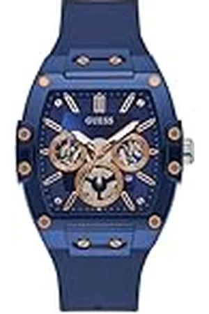 Guess Heren Trend Casual Tonneau Diamond 43mm Horloge, , one, FOENIX