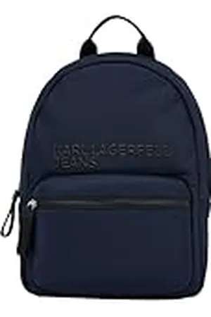 Karl Lagerfeld Essential nylon rugzak, , Essentieel nylon rugzak, dark slate