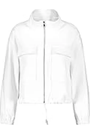 Taifun Womens Jas Jeans + Stof Denim Jacket, Offwhite, 42, , 42