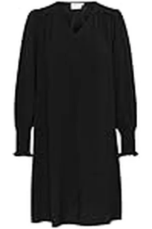 Kaffe Damesjurk met V-hals, casual pasvorm, lange mouwen, Above Knie-lengte, , 36
