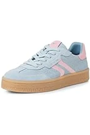 Tamaris Dames Leder Sneaker 1-23723-44 341 Low Top Vrouwen Schoen M2372344 Bruin, , 39 EU