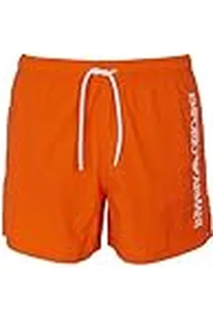 Emporio Armani Man borduurwerk Logo Mid Boxer Oranje XXL, , XXL