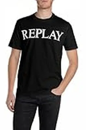 Replay Basic T-shirt voor heren, ronde hals, korte mouwen, , M