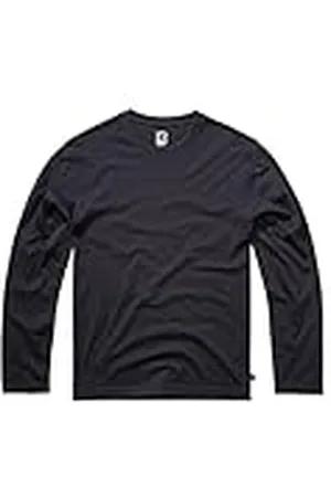 Brandit Premium shirt met lange mouwen, kleur: marineblauw, maat: L, , L